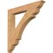Ekena Millwork Olympic Traditional Smooth Bracket, Western Red Cedar, 5 1/2"W x 44"D x 44"H BKT06X44X44OLY01SWR - alternate 1